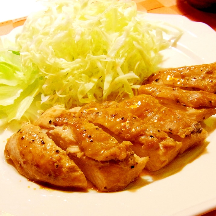 鶏肉の醤油焼き